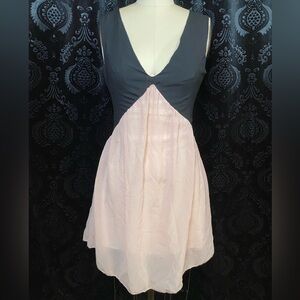 Chic Black and Pink Dress